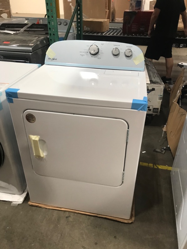 Photo 4 of Whirlpool 7-cu ft Electric Dryer (White)
