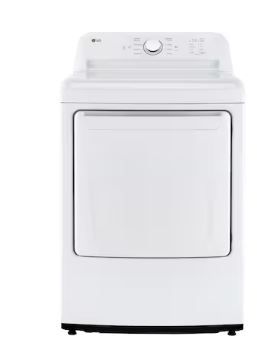 Photo 1 of LG 7.3-cu ft Electric Dryer (White) ENERGY STAR
