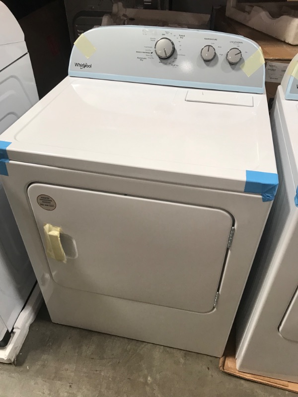 Photo 4 of Whirlpool 7-cu ft Electric Dryer (White)
