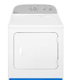 Photo 1 of Whirlpool 7-cu ft Electric Dryer (White)
