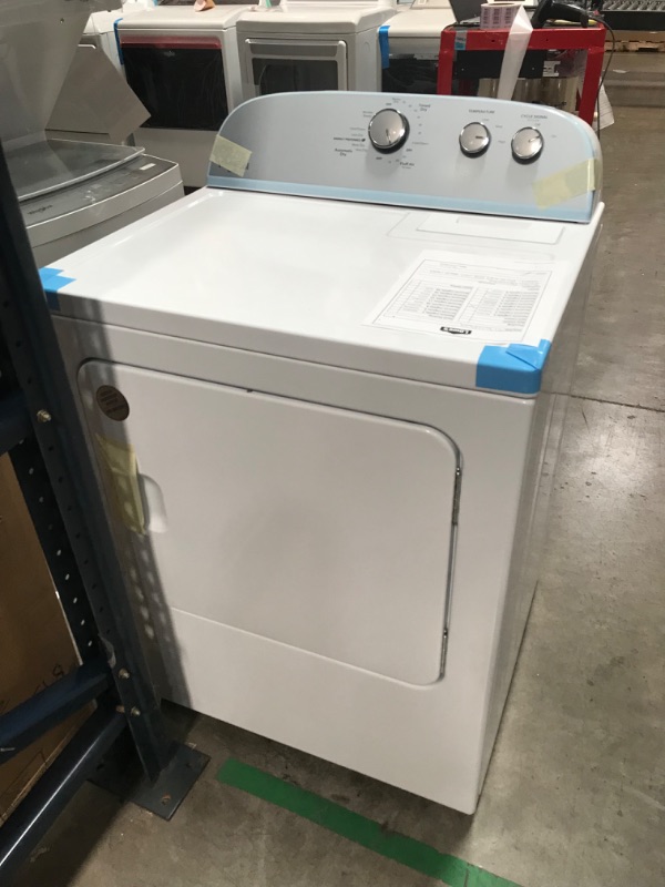 Photo 2 of Whirlpool 7-cu ft Electric Dryer (White)
