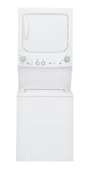 Photo 1 of GE Electric Stacked Laundry Center with 3.8-cu ft Washer and 5.9-cu ft Dryer
