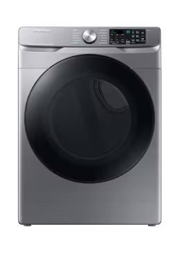 Photo 1 of Samsung 7.5-cu ft Stackable Steam Cycle Smart Electric Dryer (Platinum)
