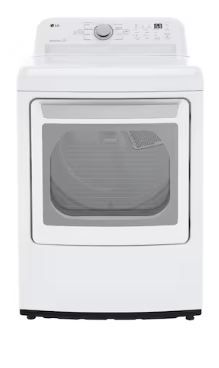 Photo 1 of LG 7.3-cu ft Electric Dryer (White) ENERGY STAR
