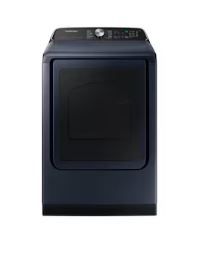 Photo 1 of Samsung Pet Care Dry and Steam Sanitize+ 7.4-cu ft Steam Cycle Smart Electric Dryer (Brushed Navy)
