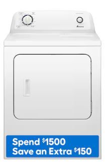 Photo 1 of SEE NOTES Amana 6.5-cu ft Electric Dryer (White)
