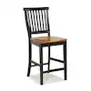 Photo 1 of 24 in. Black Bar Stool
