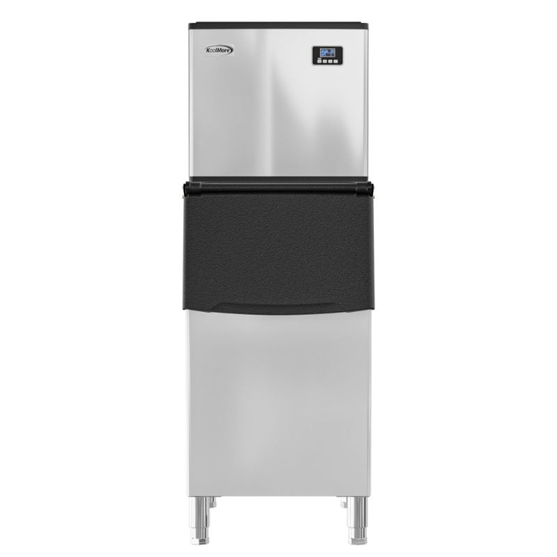 Photo 1 of 25 in. Stainless-Steel Commercial Ice Maker with Full Cube Production 420 Lbs/24h KM-CIM-400
