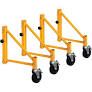 Photo 1 of **SEE NOTES**MetalTech
14-in. Scaffold Outriggers with 5-in. Heavy Duty Caster Wheels, Compatible with Metaltech Baker Scaffolding, 4-Pack