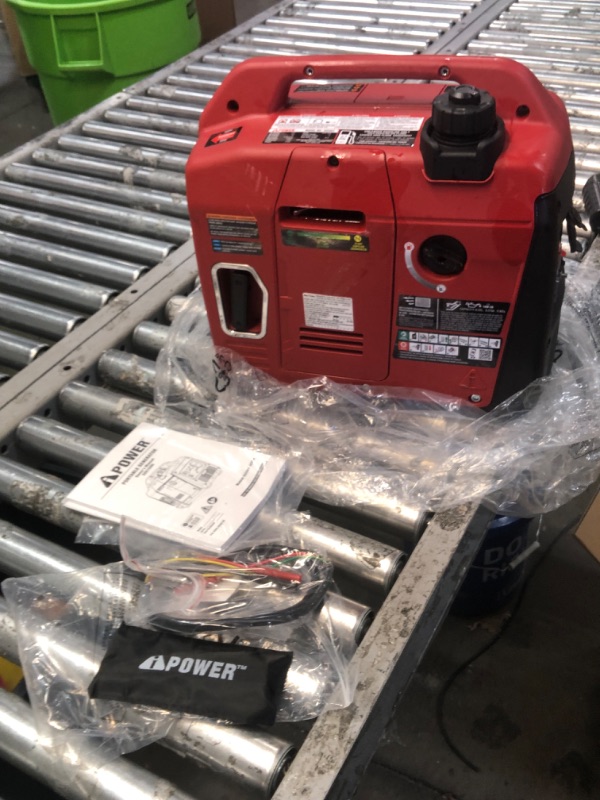 Photo 4 of **SEE NOTES/PHOTOS**A-iPower 1500-Watt Recoil Start Gasoline Powered Ultra-Light Inverter Generator with 60cc OHV Engine and CO Sensor Shutdown
