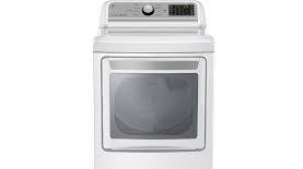 Photo 1 of **SEE NOTES**LG
7.3 cu. ft. Vented SMART Electric Dryer in White with EasyLoad Door and Sensor Dry Technology