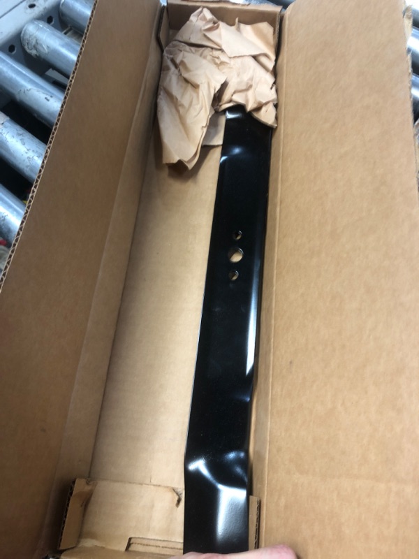 Photo 2 of **OIL NOT INCLUDED**  Maxpower 331731B Mulching Blade for 22 Inch Cut Poulan/Husqvarna/Craftsman Replaces 141114, 157101, 406713, 406713X431, 532141114, 532406713 & Briggs & Stratton 100005 SAE 30W Engine Oil - 18 Oz
