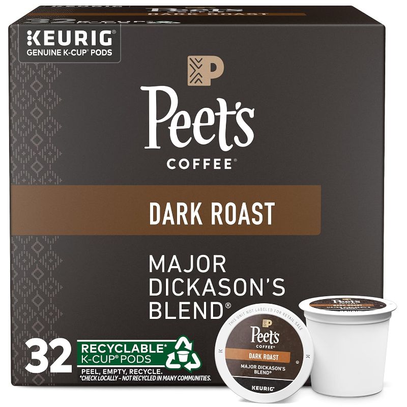 Photo 2 of **SEE NOTES**Bundle 2 items, Nestle Coffee mate Coffee Creamer, Original, Liquid Creamer Singles, Non Dairy, No Refrigeration, Box of 360
and, Peet's Coffee, Dark Roast K-Cup Pods for Keurig Brewers - Major Dickason's Blend 32 Count (1 Box of 32 K-Cup Pod