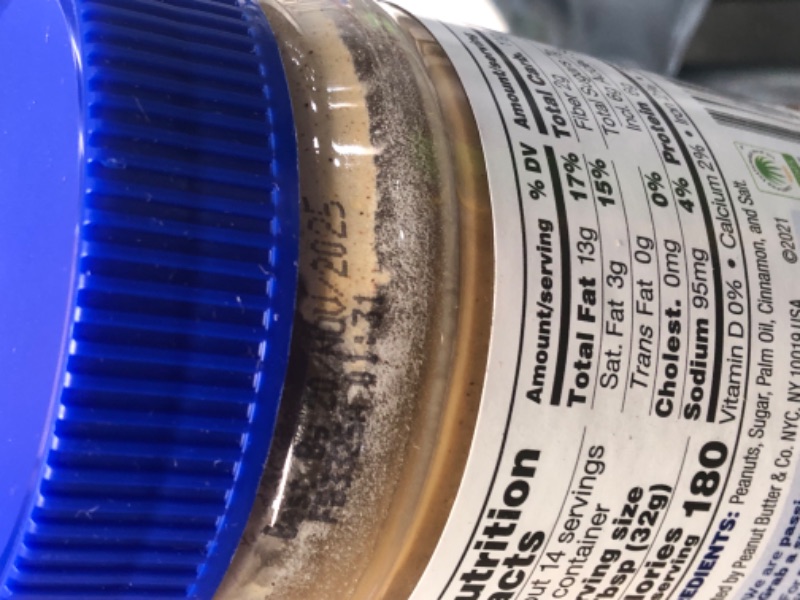 Photo 1 of **SEE NOTES**Peanut Butter & Co. Cinnamon Swirl Peanut Butter, 6g Protein, Gluten Free & Non-GMO, 16 Oz (Pack of 6)
