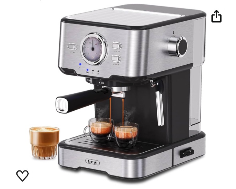 Photo 1 of **SEE NOTES**Gevi Espresso Machine High Pressure,compact espresso machines with Milk Frother Steam Wand,Professional Coffee?Cappuccino,Espresso,Latte,Macchiato Maker for home,espresso maker