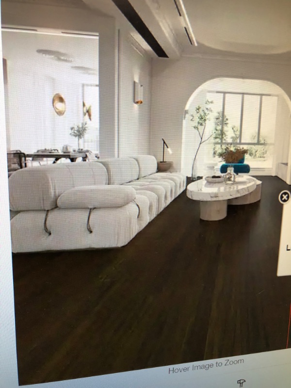 Photo 1 of 18 cases*/*/Wellington 3/8 in. T x 5.1 in. W Hand Scraped Strand Woven Engineered Bamboo Flooring (19.2 sqft/case)
