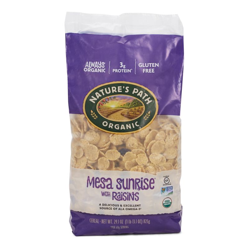 Photo 1 of **Best by Jan 13,2024!!Nature's Path Organic Mesa Sunrise with Raisins Cereal 29.1 Oz pack of 6 
 