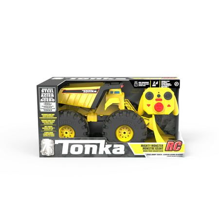 Photo 1 of Tonka Mighty Monster RC - a Tonka First-Ever - Dump & Plow Truck Made with Real Steel Variable Speed Motorized Hauling & Dumping 360 Degree Stunts
