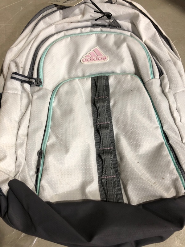 Photo 2 of adidas Prime 6 Backpack, White/Orchid Fusion Purple/Semi Flash Aqua Blue, One Size One Size White/Orchid Fusion Purple/Semi Flash Aqua Blue