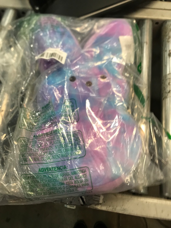 Photo 2 of Animal Adventure | Tie-Dye Bunny Peeps | 15” Collectible Plush | Purple Tie-Dye Purple Tie-dye 15"