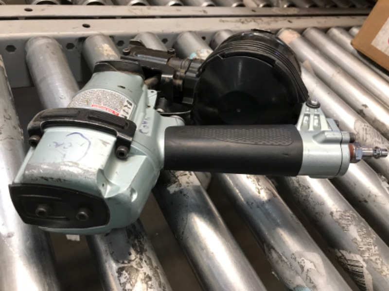 Photo 4 of Metabo HPT Roofing Nailer | Pro Preferred Brand of Pneumatic Nailers | 16 Degree Magazine | Accepts 7/8-Inch to 1-3/4-Inch Nails | Ideal for Asphalt Roofing Shingles & Insulation Boards | NV45AB2 Metabo HPT NV45AB2 Roofing Nailer