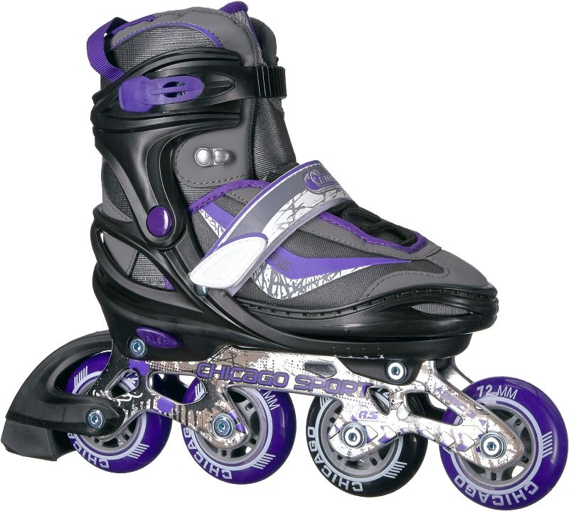 Photo 1 of ***MISSING PARTS***CHICAGO Skates Inline Skates Kids Adjustable Skates 5-8
