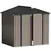 Photo 1 of ***SEE NOTE*** 6 ft. W x 8 ft. D Outdoor Storage Metal Shed Lockable Metal Garden Shed for Backyard Outdoor (48 sq. ft.)