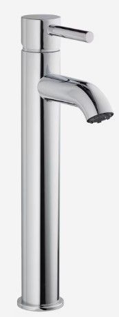 Photo 1 of allen + roth Harlow Chrome Vessel 1-handle WaterSense Bathroom Sink Faucet with Drain
