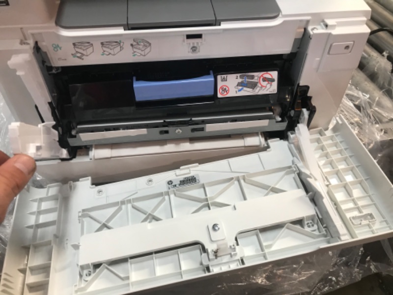 Photo 4 of HP Color LaserJet Pro M283fdw Wireless All-in-One Laser Printer, Remote Mobile Print, Scan & Copy, Duplex Printing, Works with Alexa (7KW75A), White