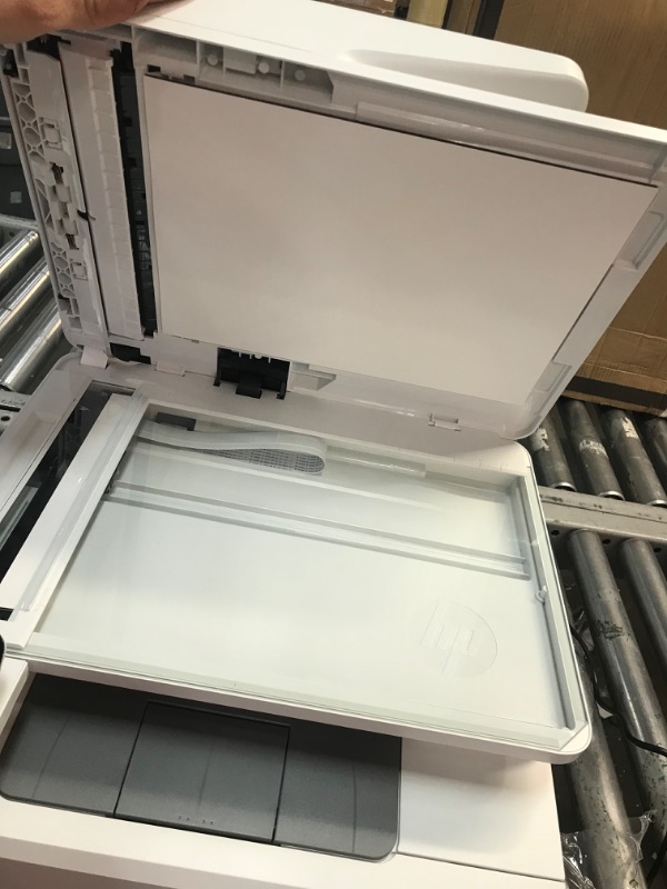 Photo 1 of HP Color LaserJet Pro M283fdw Wireless All-in-One Laser Printer, Remote Mobile Print, Scan & Copy, Duplex Printing, Works with Alexa (7KW75A), White