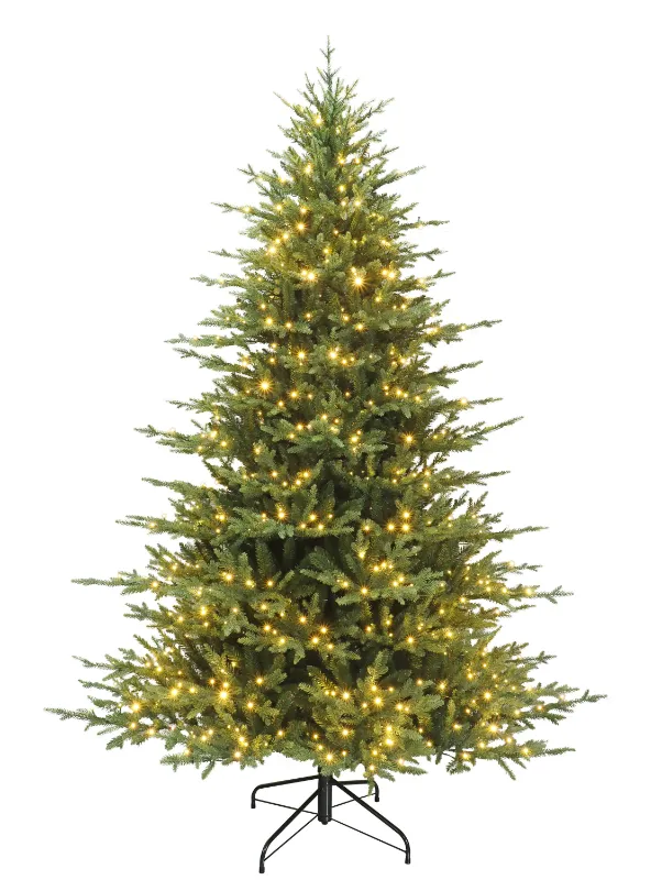 Photo 1 of ***USED - UNABLE TO TEST***
Holiday Living Acadia 7.5-ft Spruce Pre-lit Artificial Christmas Tree with LED Lights