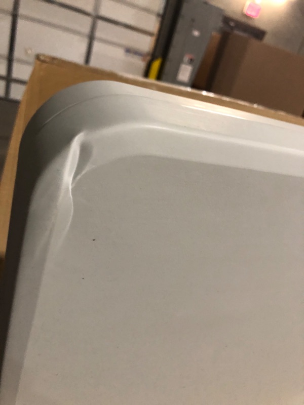 Photo 5 of *DAMAGE**
FDW Folding Table Half Portable Foldable Table White 8FT