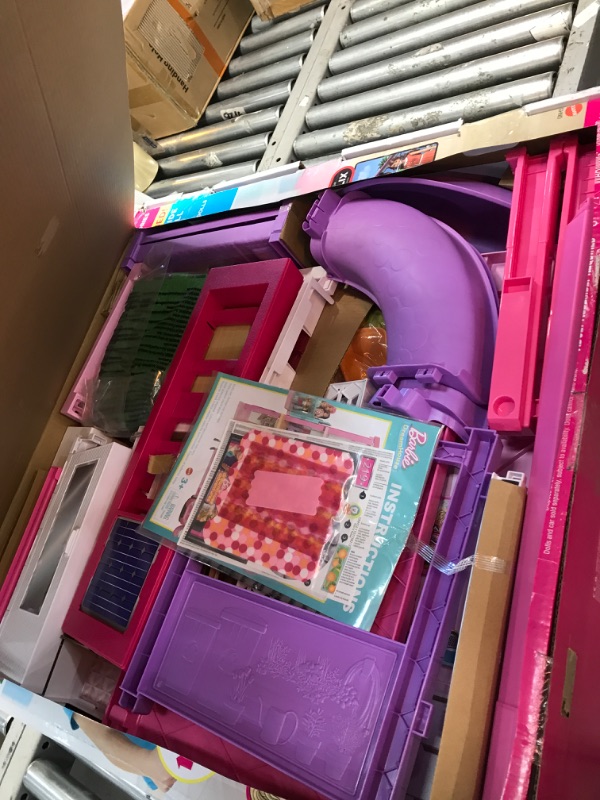 Photo 3 of Barbie Dreamhouse, Doll House Playset with 70+ Accessories Including Transforming Furniture, Elevator, Slide, Lights & Sounds Wheelchair Accessible Elevator