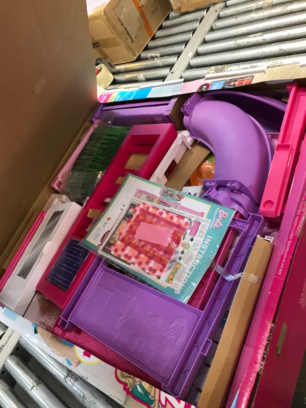 Photo 2 of Barbie Dreamhouse, Doll House Playset with 70+ Accessories Including Transforming Furniture, Elevator, Slide, Lights & Sounds Wheelchair Accessible Elevator