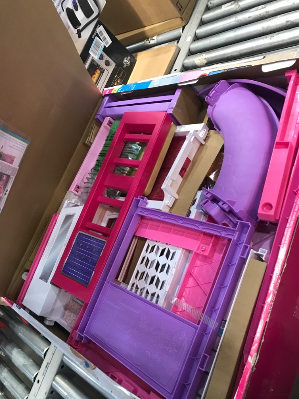 Photo 2 of Barbie Dreamhouse, Doll House Playset with 70+ Accessories Including Transforming Furniture, Elevator, Slide, Lights & Sounds Wheelchair Accessible Elevator