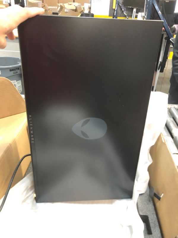 Photo 7 of SCRATCHED SCREEN Alienware AW2524H Gaming Monitor - 24.5-inch 500Hz 1ms IPS Anti-Glare Display, HDMI/DP/USB, Height/Tilt/Swivel/Pivot Adjustable, Dell Services - Dark Side of The Moon
