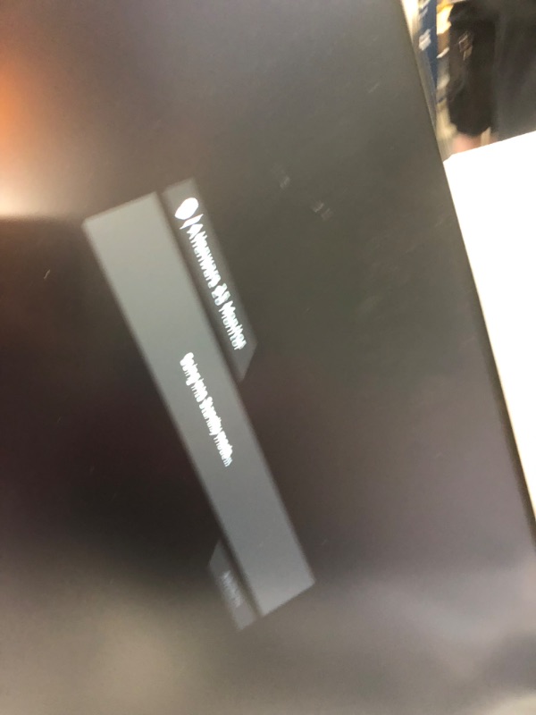 Photo 1 of SCRATCHED SCREEN Alienware AW2524H Gaming Monitor - 24.5-inch 500Hz 1ms IPS Anti-Glare Display, HDMI/DP/USB, Height/Tilt/Swivel/Pivot Adjustable, Dell Services - Dark Side of The Moon
