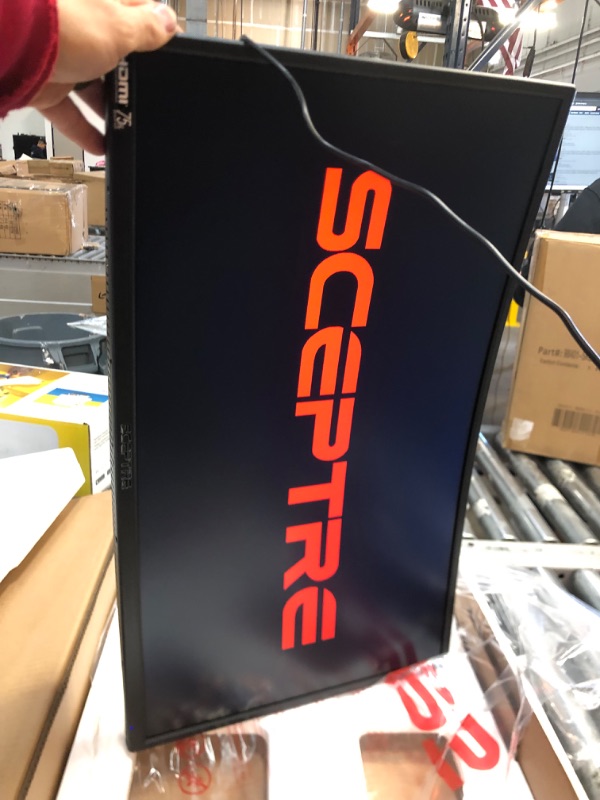 Photo 4 of Sceptre Curved 27" FHD 1080p 75Hz LED Monitor HDMI VGA Build-In Speakers, EDGE-LESS Metal Black 2019 (C275W-1920RN)
