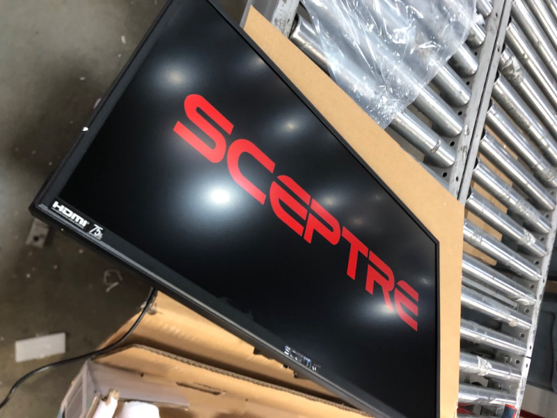 Photo 1 of * missing remote * 
Sceptre E275W-19203R 27 inch1080P LED Monitor 99% sRGB 2X HDMI VGA Build-In Speakers
