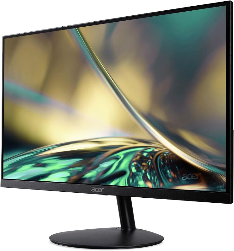 Photo 1 of Acer SB242Y EBI 23.8" Full HD (1920 x 1080) IPS Zero-Frame Gaming Office Monitor | AMD FreeSync Technology Ultra-Thin Stylish Design 100Hz 1ms (VRB) Low Blue Light Tilt HDMI & VGA Ports
