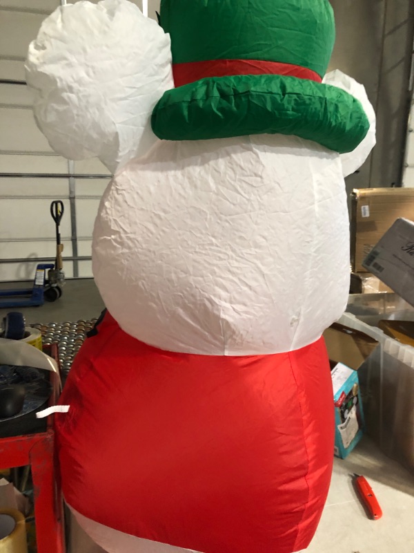 Photo 4 of 3.5' Mickey Snowman Christmas Inflatable by Gemmy