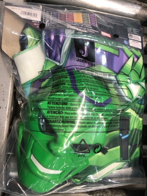 Photo 2 of Marvel Hulk Mech Strike Halloween Costumes Size Small. Ages 8+
