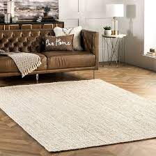 Photo 1 of 5' x 8' Off White Jute Rug