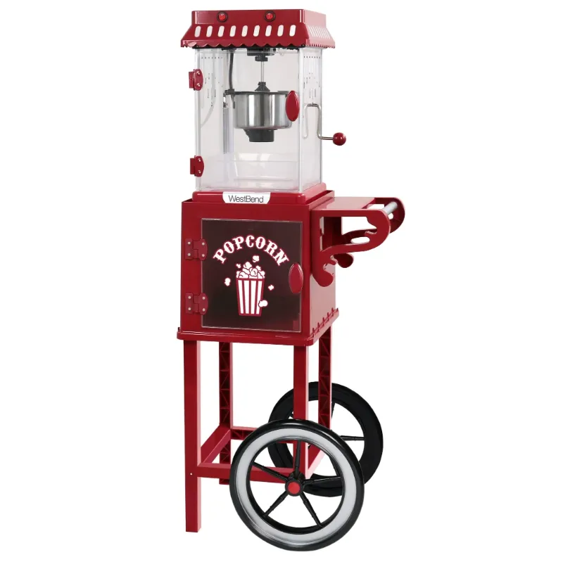 Photo 1 of **parts only!! West Bend Compact Popcorn Machine and Cart, 10-Cup Capacity
