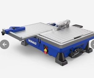 Photo 1 of **PARTS ONLY/NON-REFUNDABLE**
Kobalt 6-Amp 7-in-Blade Corded Wet Tabletop Sliding Table Tile Saw
