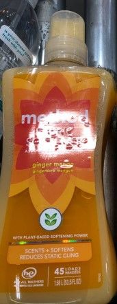 Photo 2 of 1 pk- Method Fabric Softener, Ginger Mango, 53.5 Ounces, 45 Loads, 1 pack, Packaging May Vary