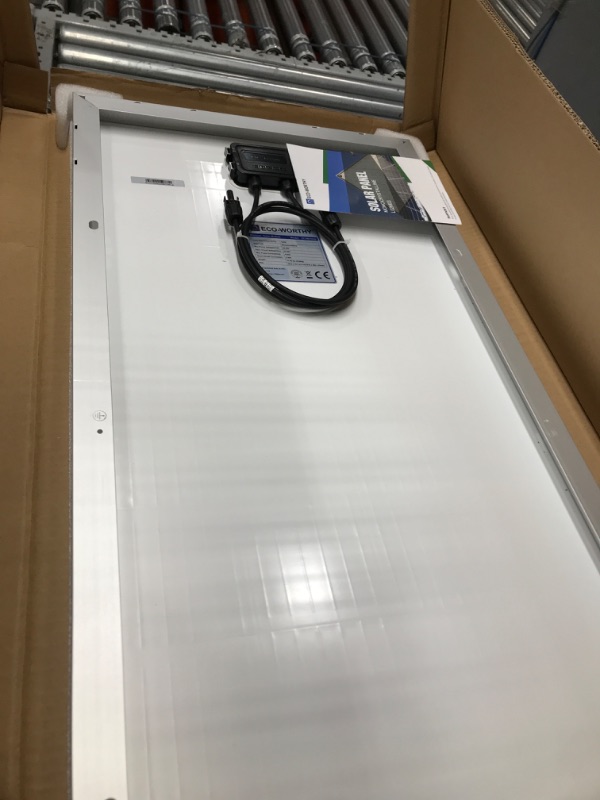 View 2 of ECO-WORTHY 100 Watts 12 Volts Monocrystalline Solar Panel