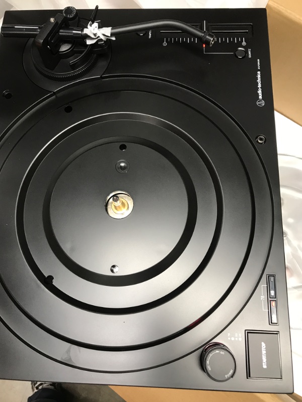 Photo 4 of Audio-Technica AT-LP120XUSB-BK Direct-Drive Turntable (Analog & USB), Fully Manual, Hi-Fi, 3 Speed, Convert Vinyl to Digital, Anti-Skate and Variable Pitch Control Black