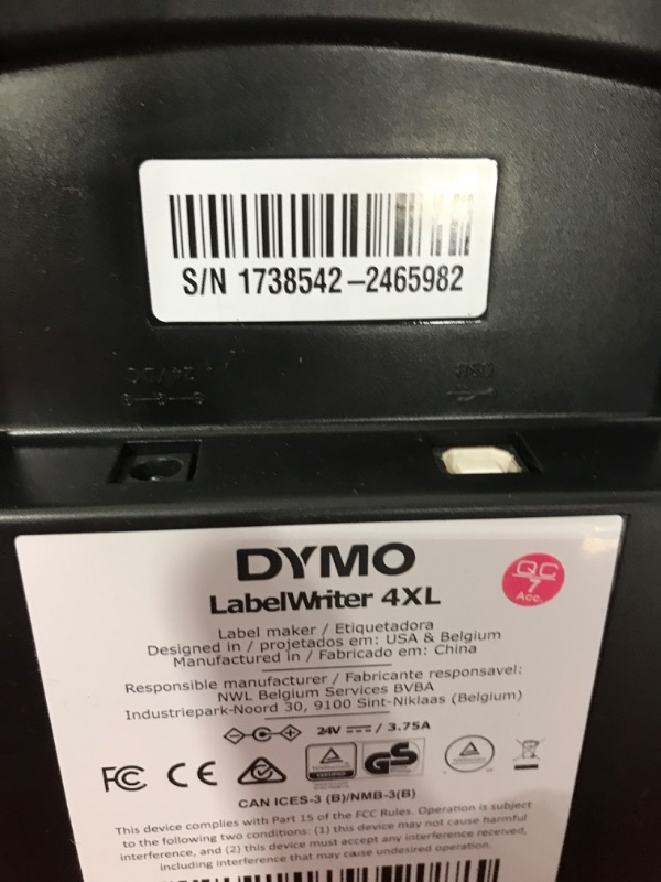 Photo 5 of DYMO LabelWriter 4XL Desktop Direct Thermal Printer (3 pk )