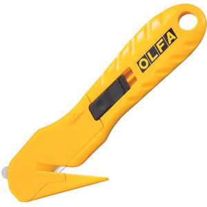 Photo 1 of  6-5/16" OLFA® 2 Yellow Concealed Blade Safety Knife w/ Replacement Blade & 4PK Safety Knife Blades